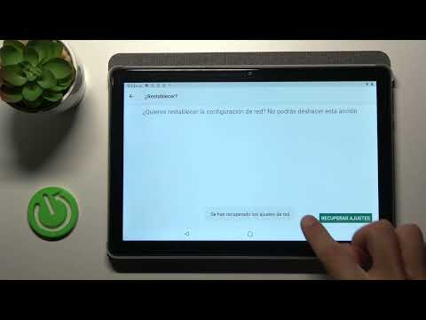 Cómo restaurar ajustes de red y WiFi en CUBOT TABLET TAB10