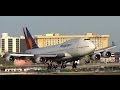 Philippine Airlines Boeing 747 400 Sunset Landing LAX