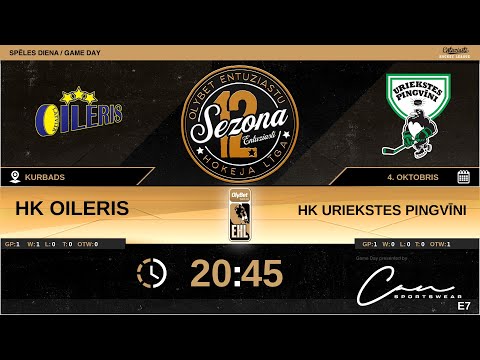 2022 10 04 HK OILERIS - HK URIEKSTES PINGVĪNI