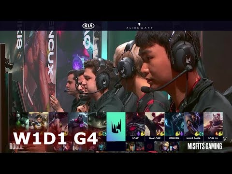 Rogue vs Misfits | Week 1 Day 1 of S9 LEC Spring 2019 (ex-EULCS) | RGE vs MSF W1D1