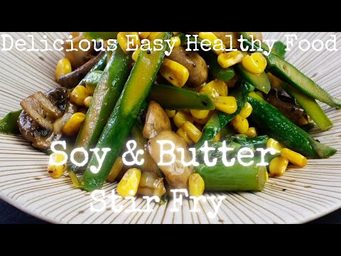 Delicious Easy Soy Butter Vegetable Stir Fry How to Make This Dish | Kurumicooks Japanese cooking |