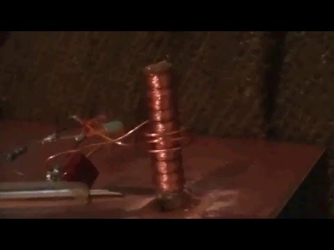 Miniatur Testlaspule mit einen Transistor - eflose #525