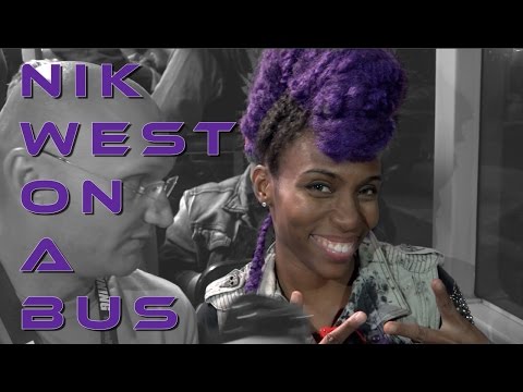 NIK WEST ON A BUS - Interview (with Phil X as my lighting guy)