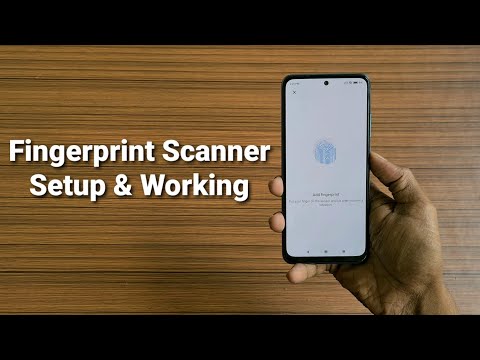 Redmi Note 10S Fingerprint Scanner Setup & Working