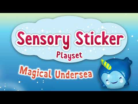 Sensory Sticker Playset  -  Magical Undersea