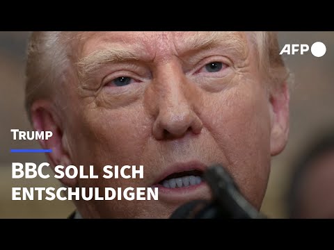 Trump droht BBC mit Klage über eine Milliarde Dollar | AFP