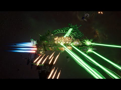 Skalgrim Mod - New Titans - Necrons vs Space Marines - Battlefleet Gothic Armada 2