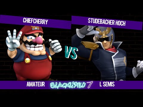 Blacklisted 7 Amateur LS - ChiefCherry (Wario) vs Studebacher Hoch (Captain Falcon)
