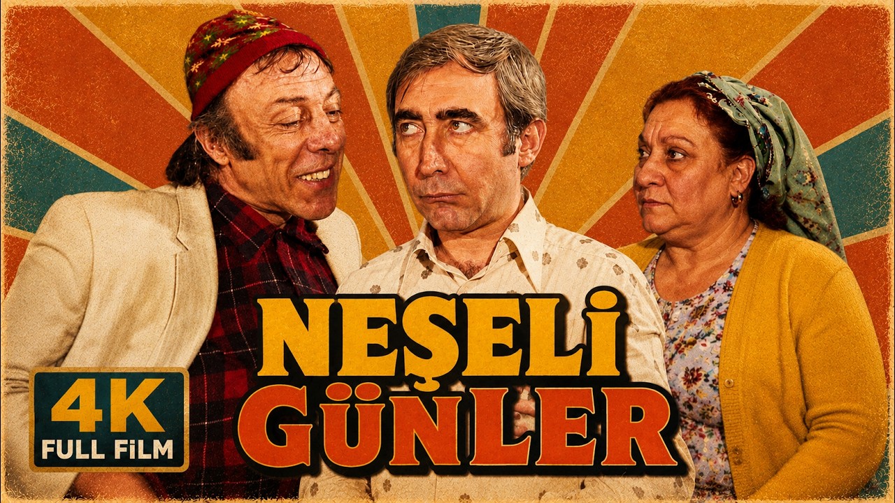 Neşeli Günler - RESTORASYONLU 4K FULL | (Şener Şen, Münir Özkul, Adile Naşit)