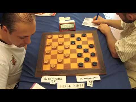 Mondiali di dama inglese 2017  Borghetti - Scarpetta