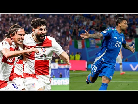 Euro2024||Croatia vs Italy 1-1 All goals 💪