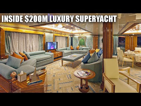 Inside $200 Million Lady Moura 104m Superyacht