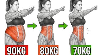 ➜ Stubborn Belly Fat Workout For Women | 30 Min At Home To Lose Belly Fat Fast And Flatten Stomach