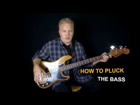 Beginner Bass Lessons : Lesson 3: How To Pluck the strings