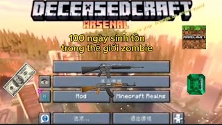 Minecraft Summary 100 Days | Surviving the Zombie World - MB_BATTLE