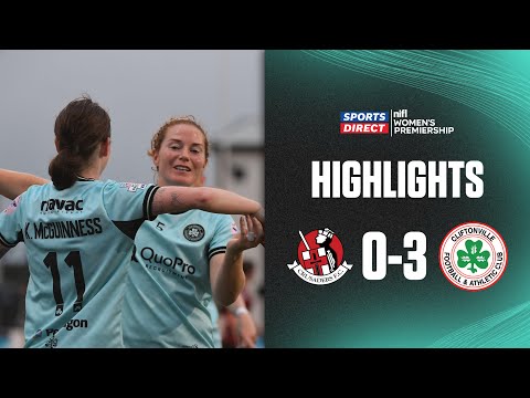 Reds win derby! | Crusaders Strikers 0-3 Cliftonville ladies | #sportsdirectprem