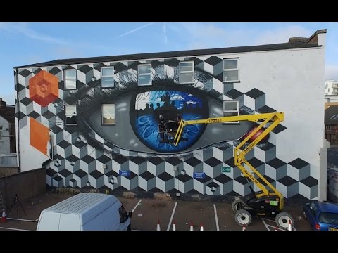 My Dog Sighs and Snub 23 street art Goldsmith Avenue Portsmouth