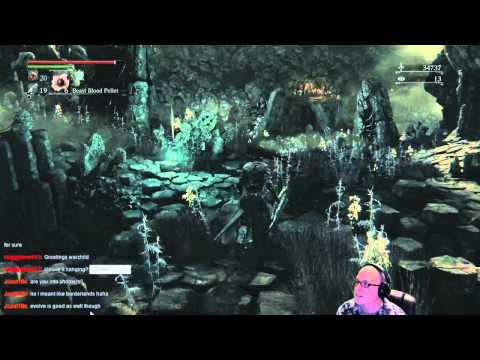 Bloodborne Full Playthrough Pt19 Cosmos Boss and More