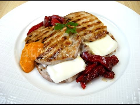 Lomo con lengua de queso