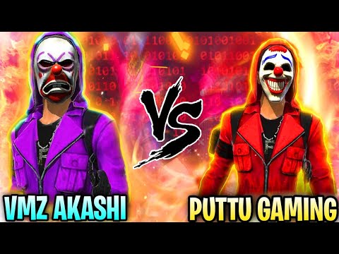 VmZ AKASHI📱 VS PUTTU GAMING 📱@puttugaming8450 @nextchaapter14 @railive8393