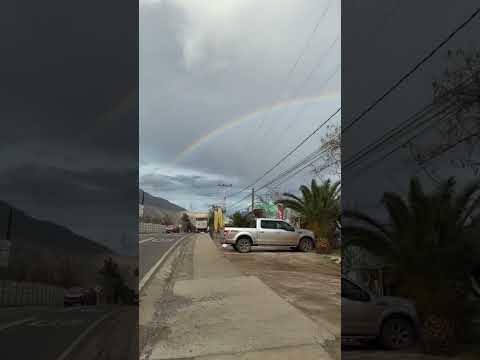 Hermoso arcoiris doble en Chillepin Salamanca Region de coquimbo Chile 🇨🇱 🌈