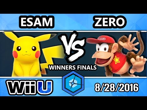Shine 2016 Smash 4 - PG | ESAM (Pikachu) Vs. TSM | ZeRo (Diddy Kong) SSB4 Winners Finals