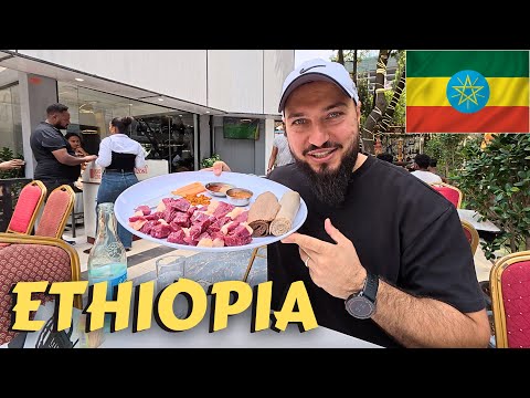 Would You Dare To Eat This $10 Raw Meat In Addis Ababa, Ethiopia? 🇪🇹
