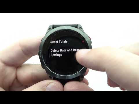 How to reset Garmin Epix Gen2 4K