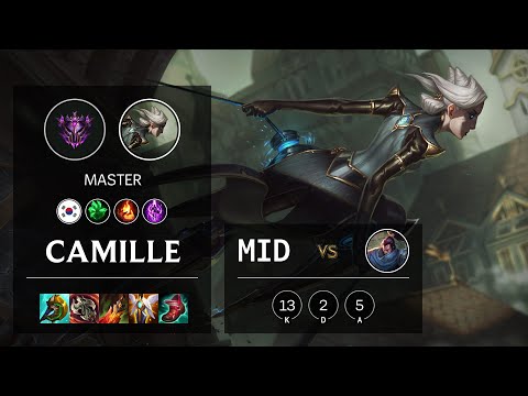 Camille Mid vs Yasuo - KR Master Patch 11.19