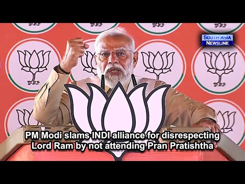 PM Modi slams INDI alliance for disrespecting Lord Ram by not attending Pran Pratishtha