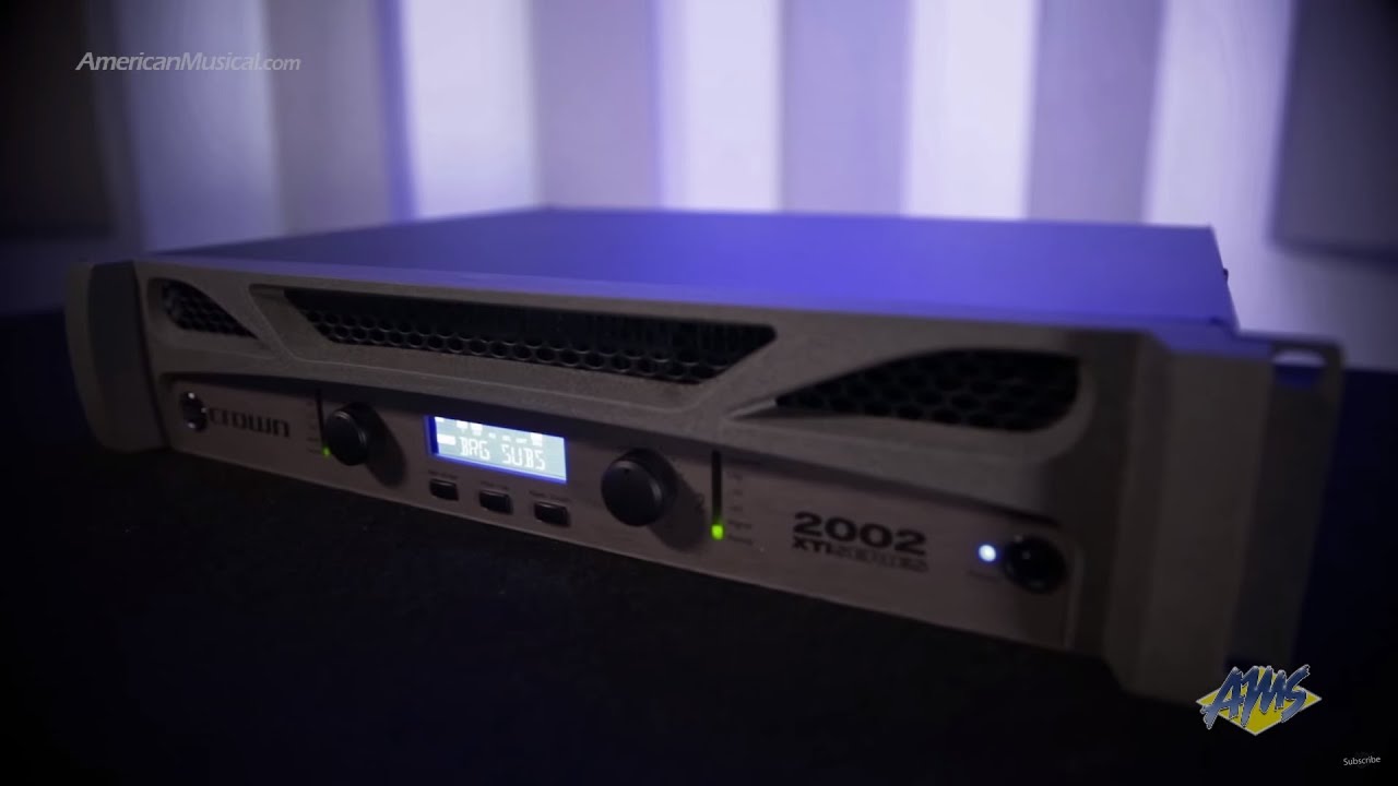 video Cục đẩy công suất Crown XTi 2002 chính hãng 0