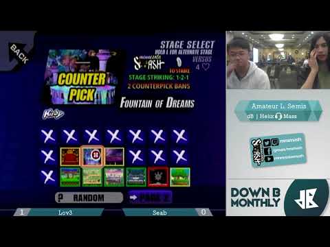 [PM] dB Dec. 2017 Monthly - Lov3 (Lucas) vs Seab (Meta Knight, Toon Link) - Amateur Losers Semis