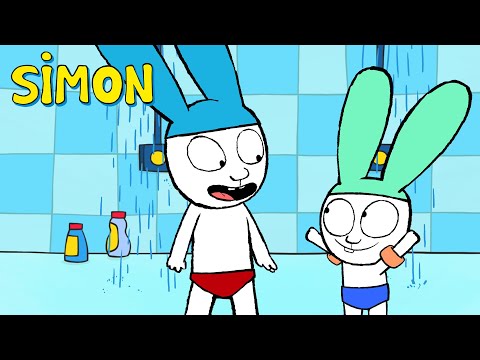 Capa de E que aula de natação! | Simon | Episódio Temporada 2 | Desenhos animados para crianças