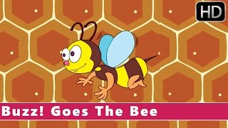 Buzz! Goes The Bee | Fun Facts for Kids | Animation Nursery Rhymes