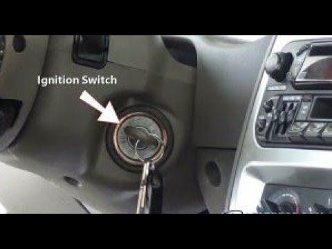 Nissan Frontier ignition key lock removal.