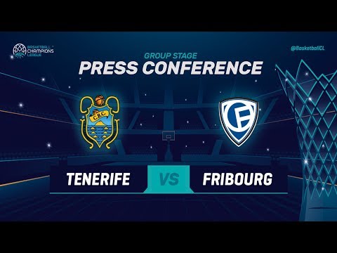 Iberostar Tenerife v Fribourg Olympic - Press Conf. - Basketball Champions League 2018-19