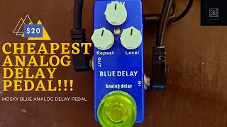 Video thumbnail for MOSKY BLUE DELAY SOUND REVIEW | ANALOG PEDAL | MP-31 by Jesseboi
