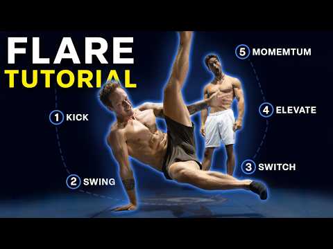 Break Dance Flare (Step-by-step Tutorial) FT. Leo Moves