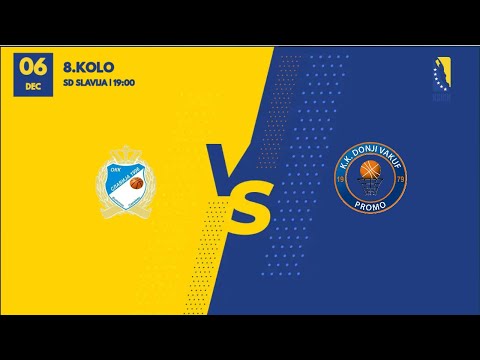 OKK Slavija 1996 vs KK Donji Vakuf | 8. kolo | MAXBET LIGA | KSBIH | 2025/2026