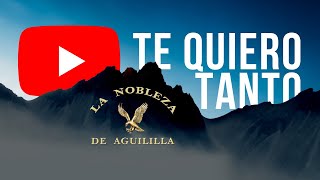 Te Quiero Tanto,  La Nobleza De Aguililla, (Video Oficial)