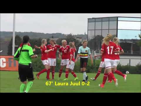 Belgian Red Flames U17 - Denemarken U17 op 21.08.2017