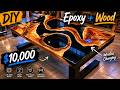10000 Walnut And Epoxy Table WOODWORKING