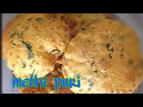 Methi Masala Puri| | मेथी मसाला पूरी | Crispy Methi poori