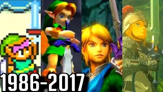 Evolution of Master Sword Cutscenes in Zelda Games (1986-2017)
