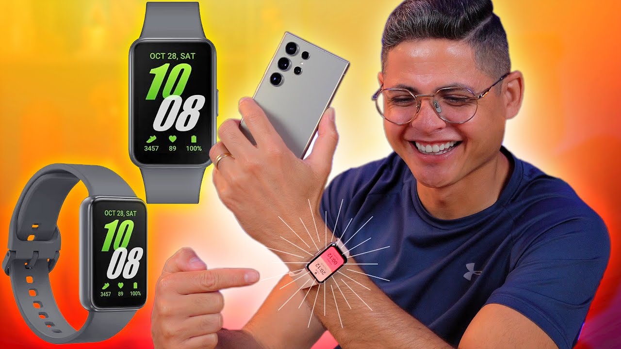 Novo Galaxy Fit 3 da SAMSUNG! Uma SMARTBAND focada em SAÚDE - Unboxing e Impressões