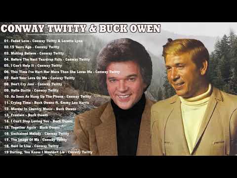 CONWAY TWITTY &  BUCK OWENS Greatest Hits (Full Album) - Conway Twitty, Loretta Lynn Best Songs