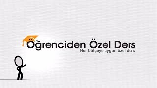 Öğrenciden Özel Ders  I Üniversiteli Öğretmenler için Tanıtım Video