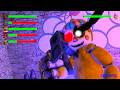 FNAF Overpowered Balloon Boy Vs Animatronics With Healthbars