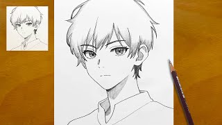 How to Draw an Anime Boy Step by Step || Easy Anime Drawing || Anime Art Tutorial