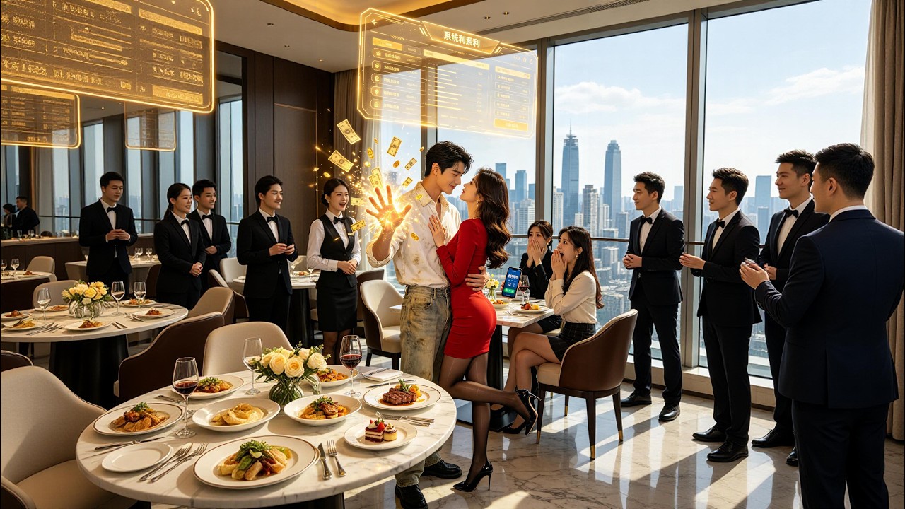 窮小子剛与冰山美女總裁領證結婚就被丈母娘嫌棄沒車沒房，連婚宴都不讓辦！誰知下一秒激活寵妻返利系統，給老婆花3659元秒返十倍，從被看不起的普通女婿一路暴富，豪車豪宅接連送上，丈母娘當場後悔！